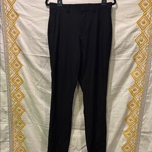 J. Ferrara Slim Fit Black Dress pants